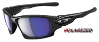 Oakley Ten Polished Black / Deep Blue Polarized (OO9128-12)